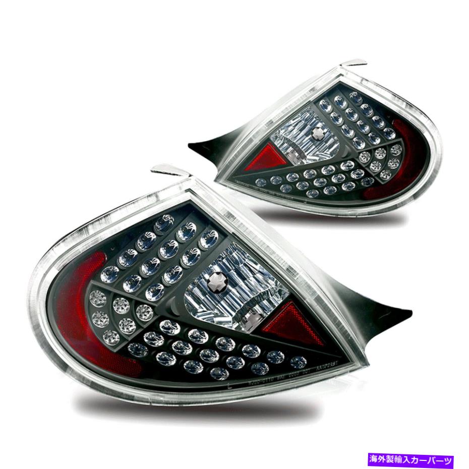 USテールライト Winjet Altezza LEDテールライト - ブラック/クリアレンズ - FITS 2000-2002 Dodge Neon WINJET ALTEZZA LED Tail Lights - Black/Clear Lens - Fits 2000-2002 Dodge Neon【並行輸入品】