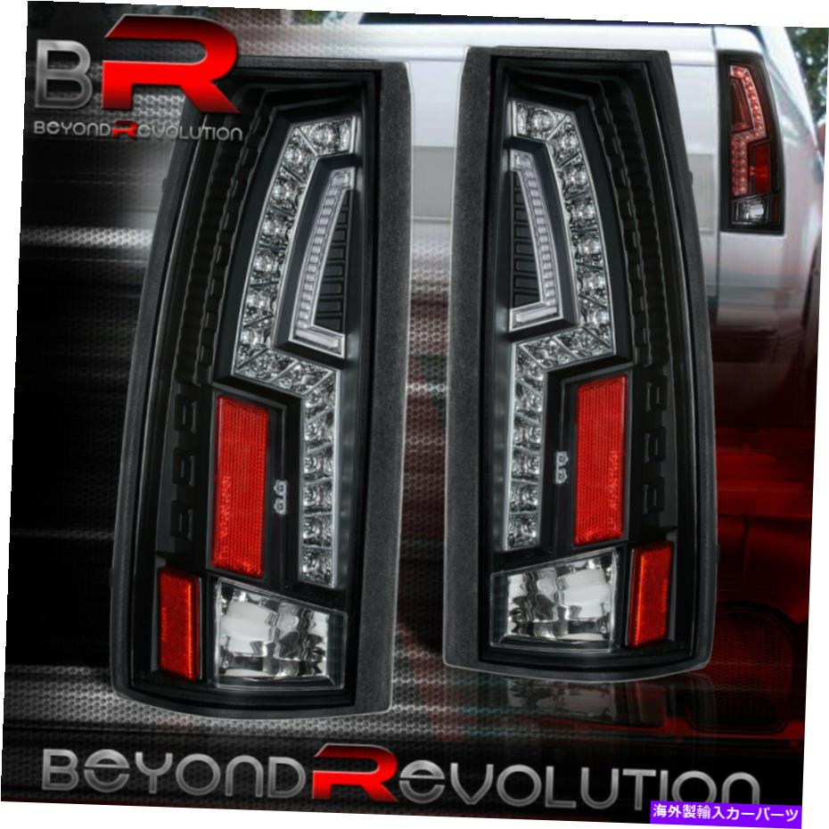 USテールライト 88-98シビーC / Kトラックの交換用LEDブレーキストップテールライトランプを設定黒 For 88-98 Chevy C/K Truck Replacement LED Brake Stop Tail Lights Lamps Set Black【並行輸入品】｜Us Custom Parts Shop USDM