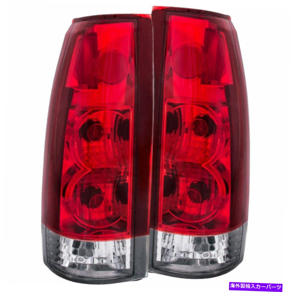 USテールライト GMC K3500 1988-2000テールライトレッド/クリア - 新しいGEN ANZO For GMC K3500 1988-2000 Tail Lights Red/Clear - New Gen【並行輸入品】