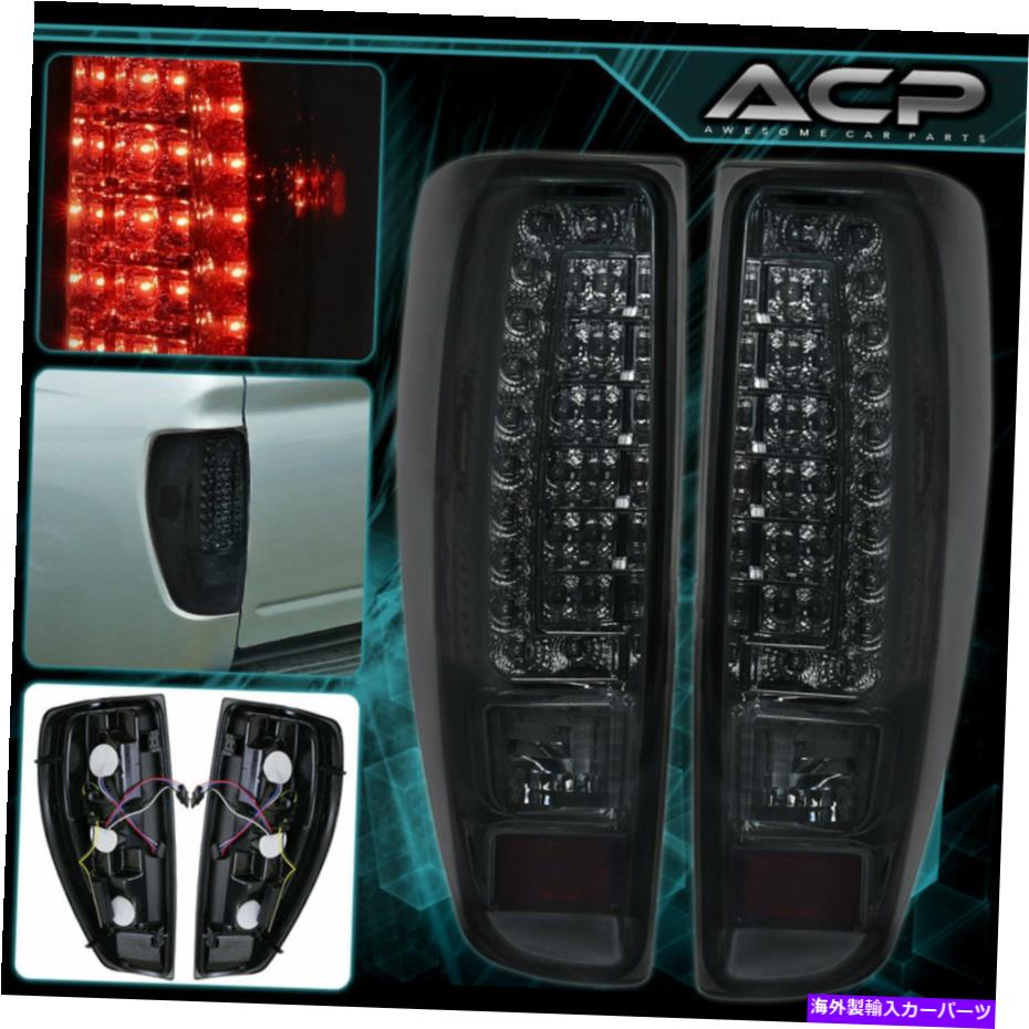USテールライト 04-12のシボレーコロラド/ GMCキャニオンLEDクロームテールライトバンパーランプを吸った For 04-12 Chevy Colorado / GMC Canyon LED Chrome Tail Lights Bumper Lamps Smoked【並行輸入品】｜Us Custom Parts Shop USDM