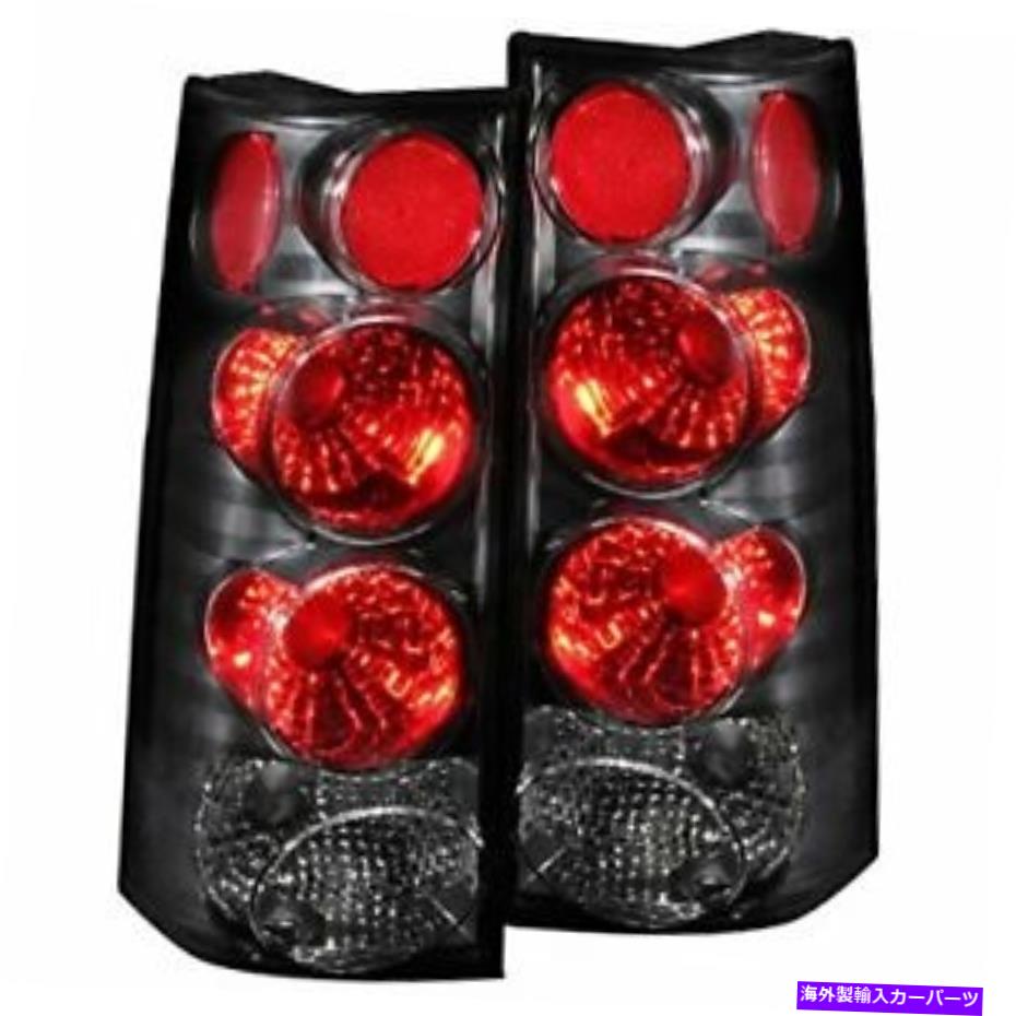USテールライト Anzo USA 211090シボレー/ GMCブラックテールライトアセンブリ - （ペアで販売） Anzo USA 211090 Chevrolet/GMC Black Tail Light Assembly - (Sold in Pairs)【並行輸入品】