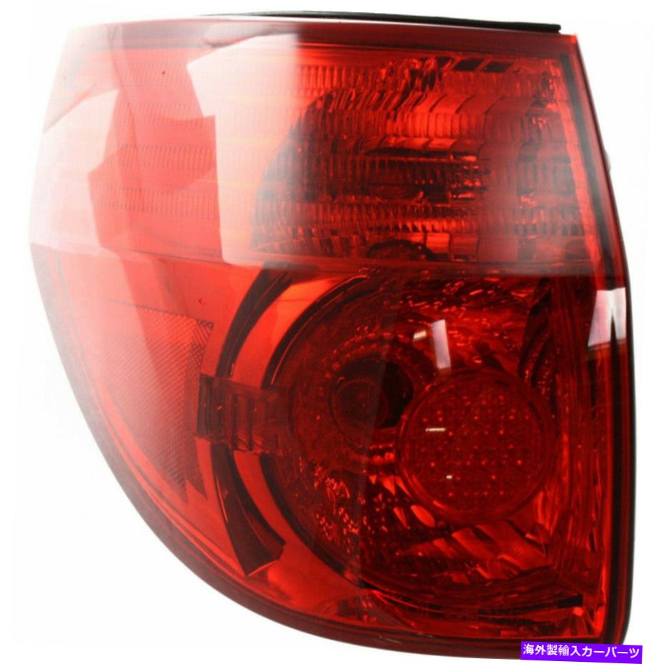 USテールライト FITS 2006 - 2010トヨタシエナテールライトペアサイド Fits 2006 - 2010 TOYOTA SIENNA Tail Light Pair Side【並行輸入品】