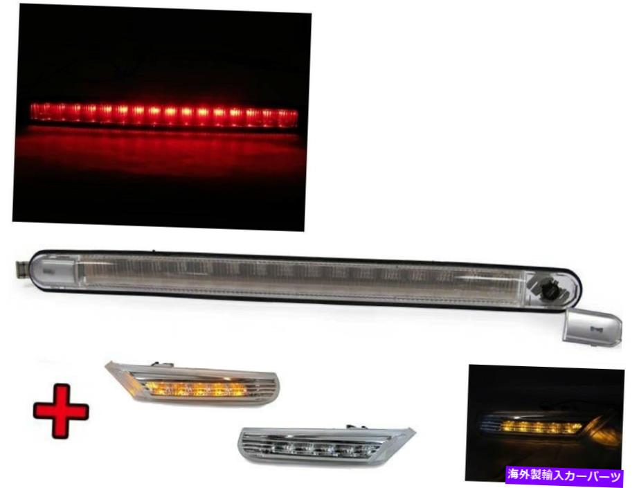 USテールライト 98-04 98-04 996 Carreraのためのコンボクリア3番目のLEDテールストップブレーキライト+サイドマーカー COMBO Clear 3rd LED Tail Stop Brake Light +Side Marker For 98-04 911 996 Carrera【並行輸入品】|Us Custom Parts Shop USDM