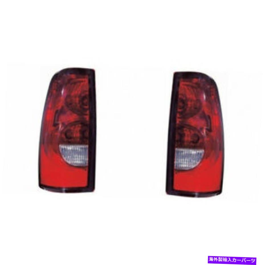 USテールライト Chevy Silverado 1500テールライトアセンブリ2004 2005 2006 LHおよびRHペアカーパ用 For Chevy Silverado 1500 Tail Light Assembly 2004 2005 2006 LH and RH Pair CAPA【並行輸入品】