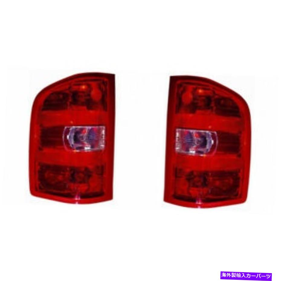 USテールライト Chevy Silverado 1500テールライトアセンブリ2012 2013 LHとRH側ペアカーパ用 For Chevy Silverado 1500 Tail Light Assembly 2012 2013 LH and RH Side Pair CAPA【並行輸入品】