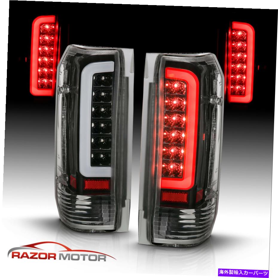 USテールライト 89-97 Ford F150 F250 F350 Bronco Red C-Shape LEDブラックTaillightsブレーキランプ For 89-97 Ford F150 F250 F350 Bronco Red C-Shape LED Black Taillights Brake Lamp【並行輸入品】｜Us Custom Parts Shop USDM