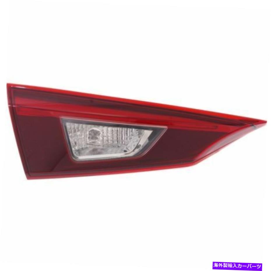 USテールライト マツダ3 MA2802111 2014年から2014年までの新しいテールライト（ドライバーサイド、インナー） New Tail Light (Driver Side, Inner) for Mazda 3 MA2802111 2014 to 2014【並行輸入品】