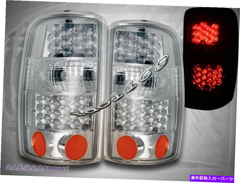 USテールライト 00-06 Chevy Tahoe Suburban GMC Denali L.E.Dテールライトクリア 00-06 CHEVY TAHOE SUBURBAN GMC DENALI L.E.D TAIL LIGHTS CLEAR【並行輸入品】