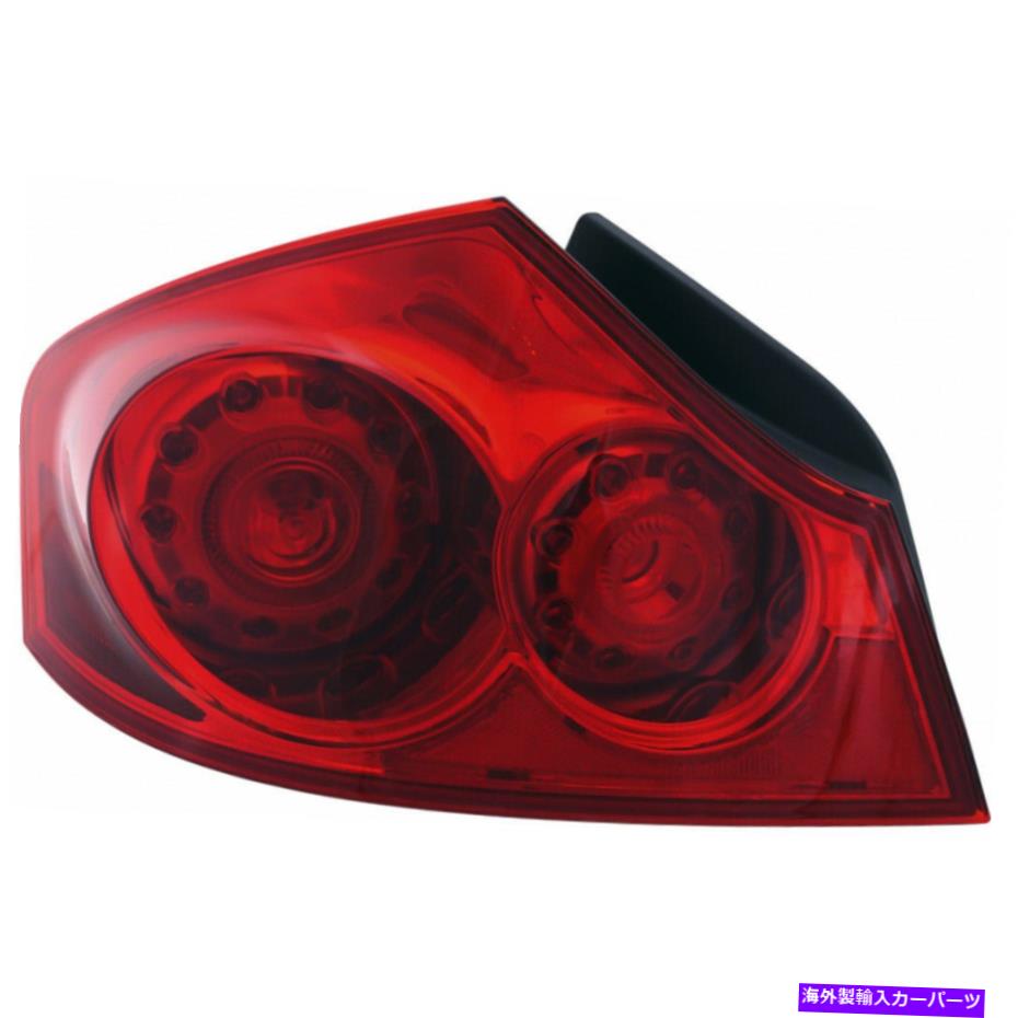 USテールライト 2015年のInfiniti Q40テールライトドライバーサイドフィット2800118 Fits 2015 Infiniti Q40 Tail Light Driver Side IN2800118【並行輸入品】