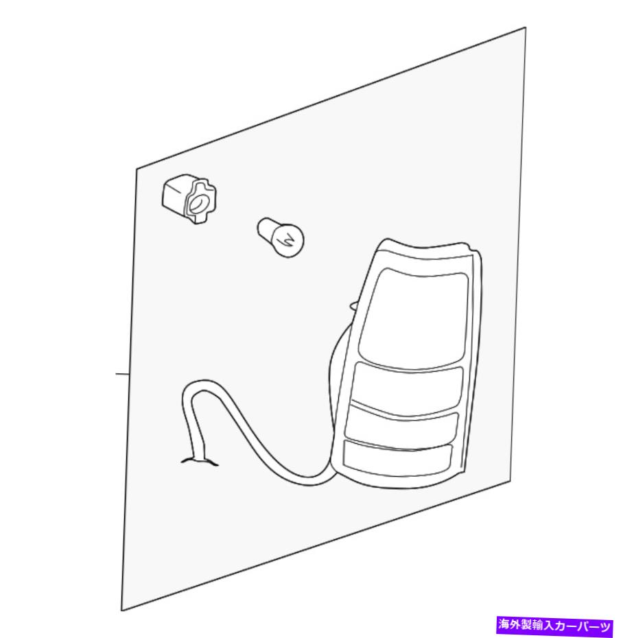 USテールライト 本物のGMテールライトアセンブリ19169021 Genuine GM Tail Light Assembly 19169021【並行輸入品】