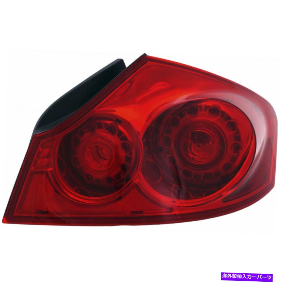 USテールライト Infiniti G25 / G35 / G37セダン旅客テイルライトフィット2007-2013 IN2801118 Fits 2007-2013 Infiniti G25 / G35 / G37 Sedan Passenger Tail Light【並行輸入品】