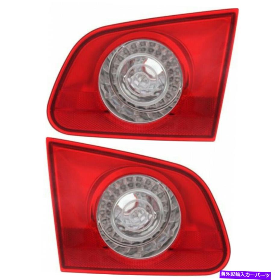 USテールライト フォルクスワーゲンパッセットバックアップテールライト2007 08 09 2010 PAER RHとLHサイド For Volkswagen Passat Back Up Tail Light 2007 08 09 2010 Pair RH and LH Side【並行輸入品】