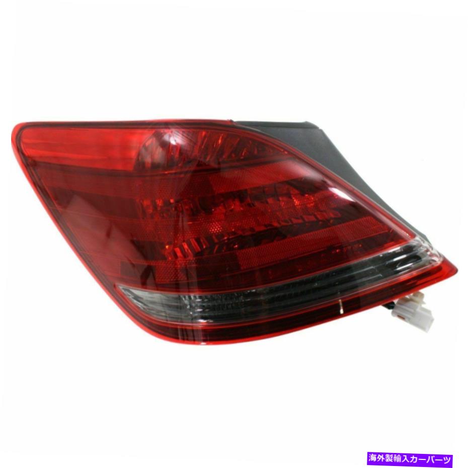 USテールライト 2008年から2009年のハロゲンテールライトTOYOTA AVALON左外側クリア/レッドW /電球CAPA Halogen Tail Light For 2008-2009 Toyota Avalon Left Outer Clear/Red w/Bulbs CAPA【並行輸入品】