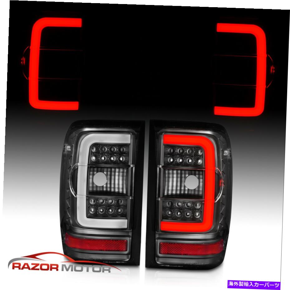 USテールライト [LED Cライトバー] 2001-2011フォードレンジャーブラックハウジングLEDテールライト [LED C Light Bar] 2001-2011 Ford Ranger Black Housing LED Tail Lights【並行輸入品】
