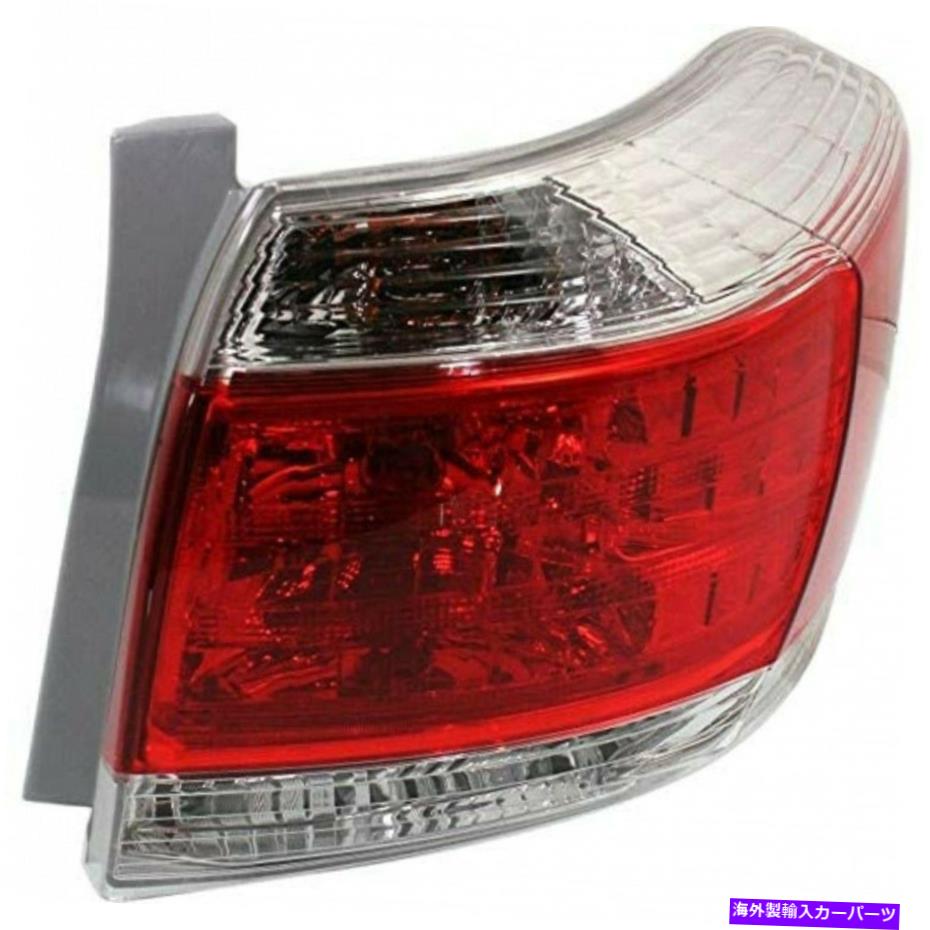 USテールライト トヨタハイランダーテールライト2011年2012旅客サイドドットTO2801185 Fits Toyota Highlander Tail Light 2011 2012 Passenger Side DOT TO2801185【並行輸入品】