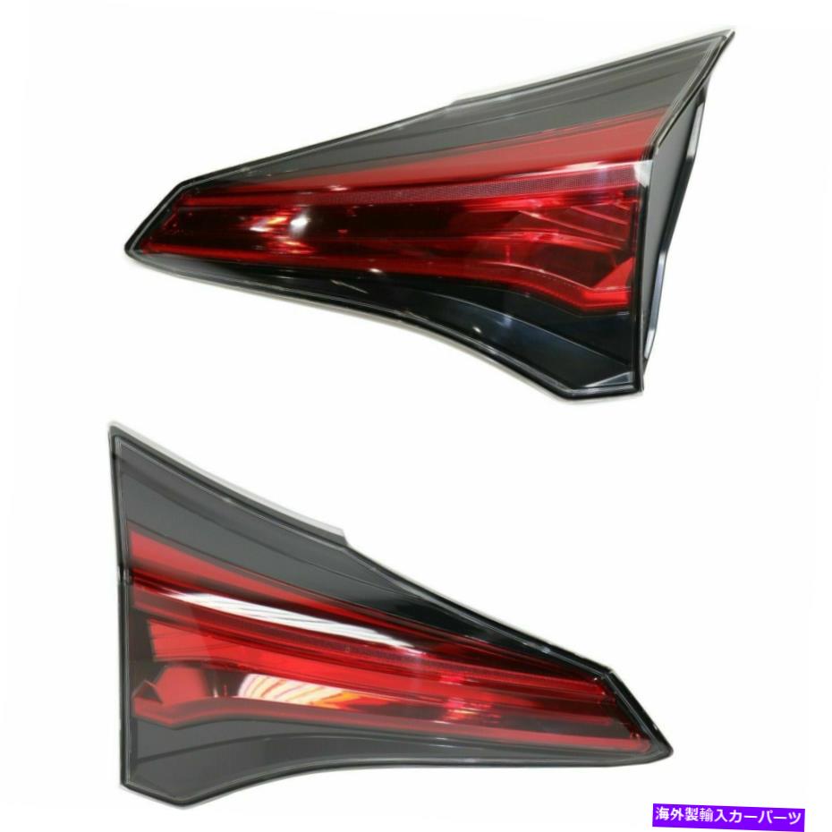 USテールライト 2インナーテールライトアセンブリの運転手と助手席側セットトヨタRAV4 Driver And Passenger Side Set Of 2 Inner Tail Light Assembly Fits Toyota RAV4【並行輸入品】