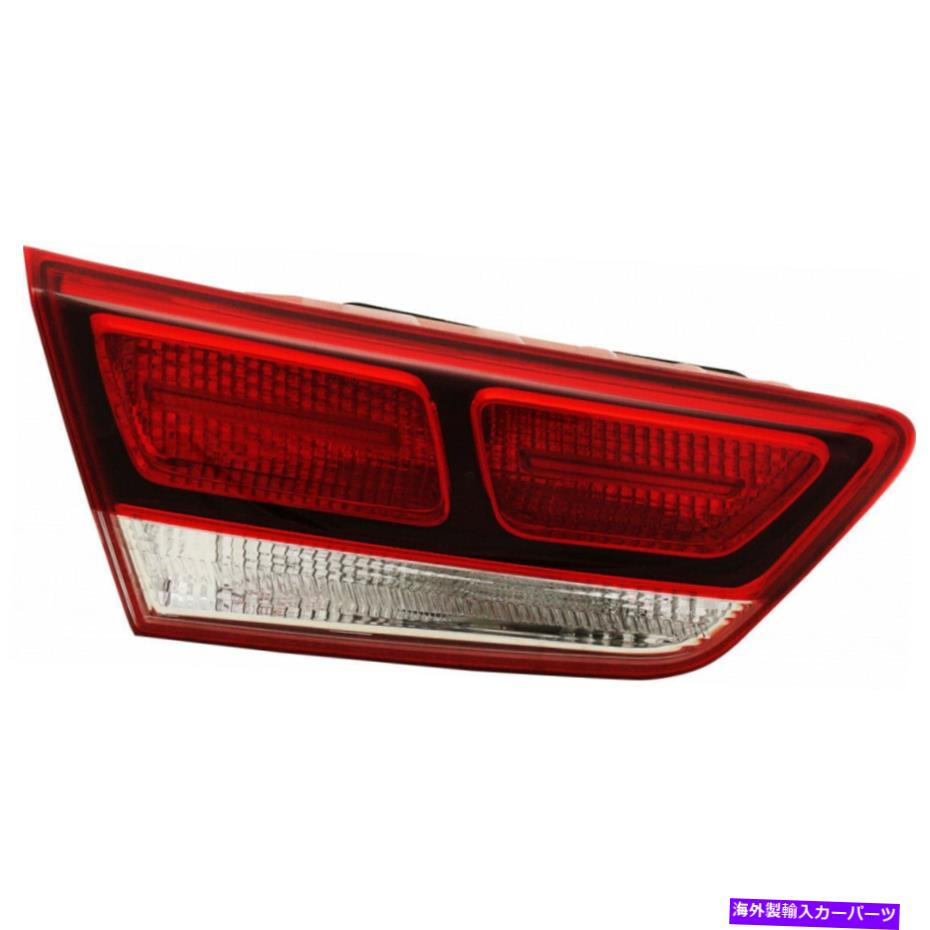 USテールライト KIA Optima Inner Tail Light 2016 17 18 2019ドライバ側電球タイプカパバ For Kia Optima Inner Tail Light 2016 17 18 2019 Driver Side Bulb Type | CAPA【並行輸入品】