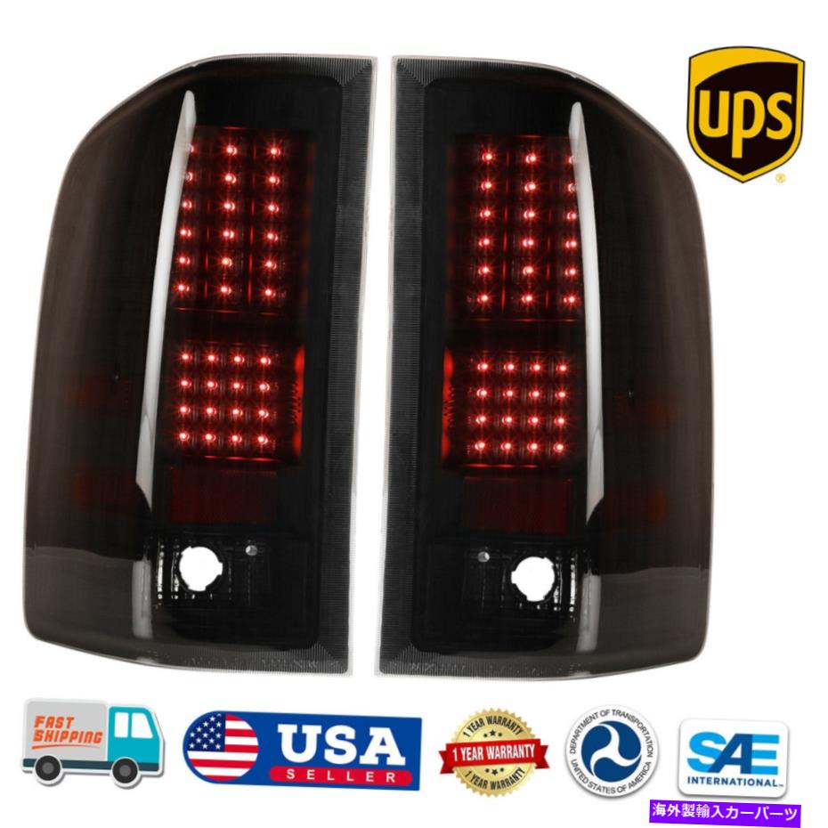 USテールライト LEDテールライトブラックスモークレンズランプ2007-2014シボリーSilverado 1500 2500 LED Tail Lights Black Smoke Lens Lamps for 2007-2014 Chevy Silverado 1500 2500【並行輸入品】｜Us Custom Parts Shop USDM
