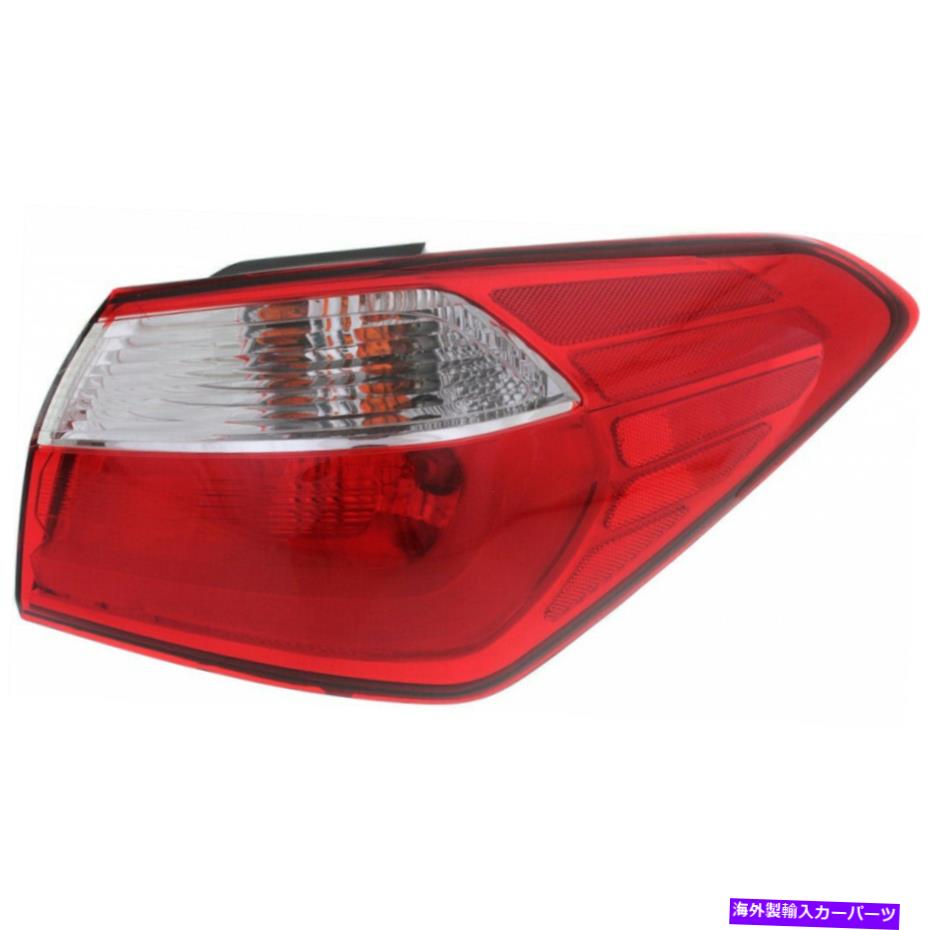 USテールライト KIA Forte Teal Light 2014 15 16客室の外側ハロゲンのためのki2805112 For Kia Forte Tail Light 2014 15 16 Passenger Side Outer Halogen For KI2805112【並行輸入品】