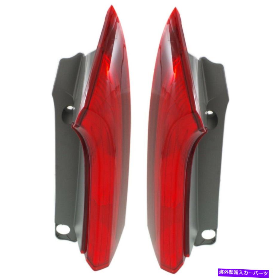 USテールライト HO2801189、HO2800189 2テールライトランプのセット左右上のペア HO2801189, HO2800189 Set of 2 Tail Lights Lamps Left-and-Right Upper Pair【並行輸入品】