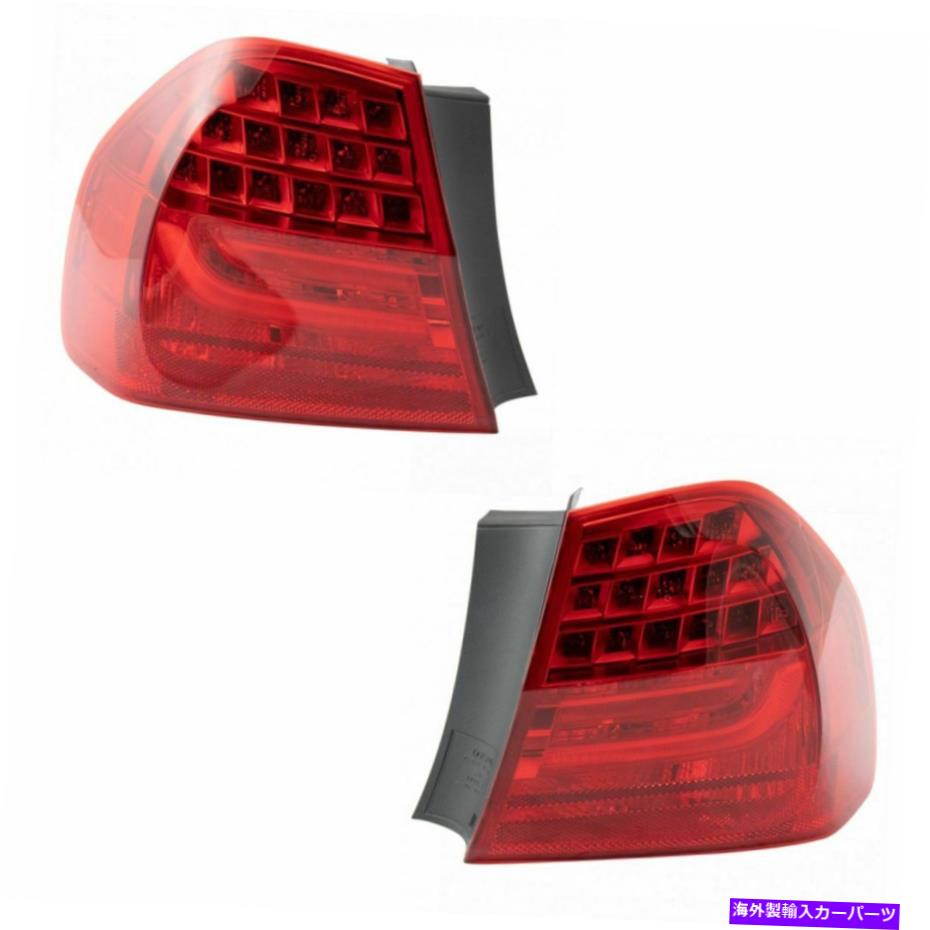 USテールライト BMW 3シリーズセダン用DEPO外側テールライトランプLH RHキットペア DEPO Outer Tail Light Lamp LH RH Kit Pair for BMW 3 Series Sedan【並行輸入品】