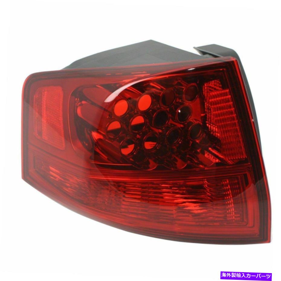 USテールライト 2010-2013のハロゲンテールライトAcura MDX左外側の赤いレンズCAPA Halogen Tail Light For 2010-2013 Acura MDX Left Outer Red Lens CAPA【並行輸入品】