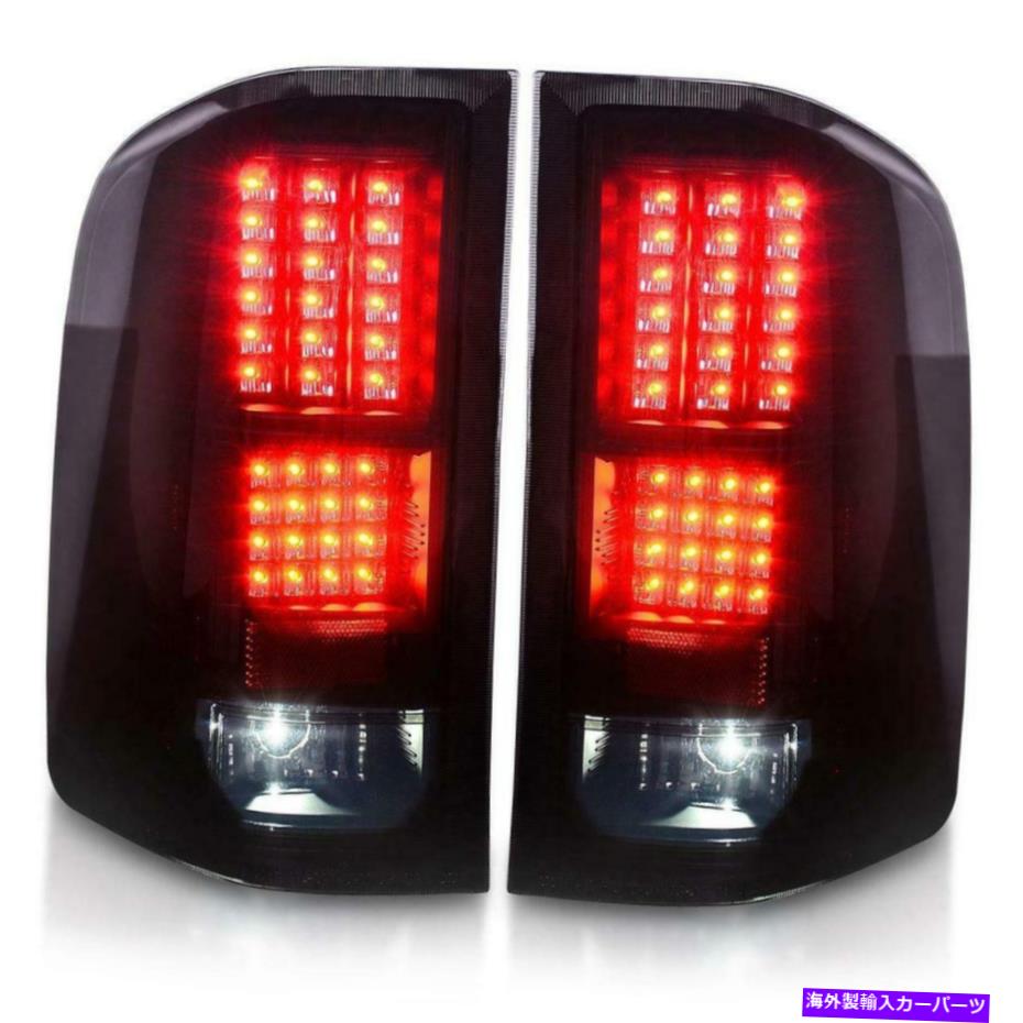 USテールライト LEDテールライトフィット2007-2013 Silveradoブラックスモーク#2800207,2801207 LED Tail Lights Fits 2007-2013 Silverado Black Smoke #s 2800207, 2801207【並行輸入品】|Us Custom Parts Shop USDM