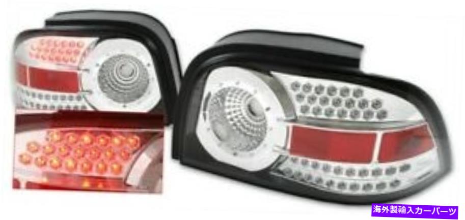 USテールライト LEDテールライトクロムハウジングデポは1996-1998フォードマスタングフィット LED Tail Lights Chrome Housing DEPO Fits 1996-1998 Ford Mustang【並行輸入品】