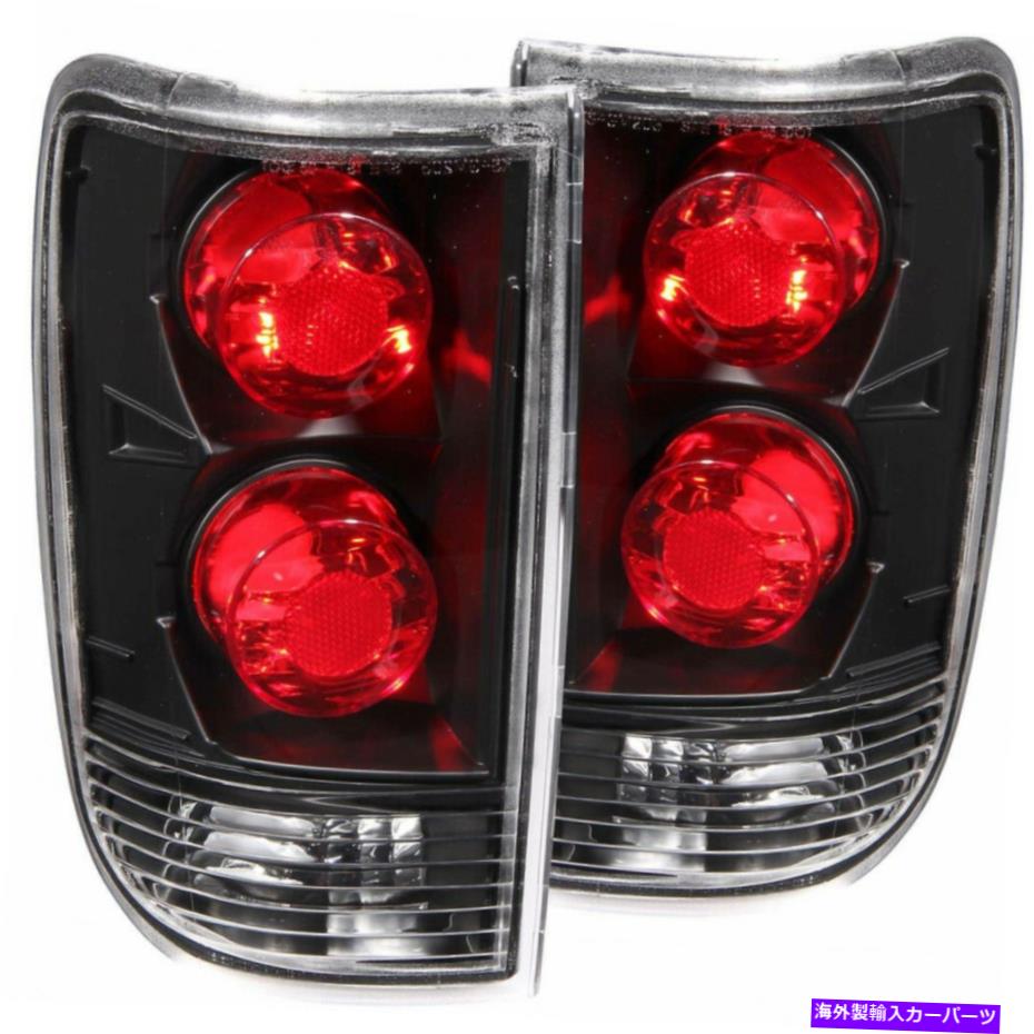 USテールライト oldsmobile Bravada 1996-2001 Taillight Black. ANZO For Oldsmobile Bravada 1996-2001 Tail Lights Black【並行輸入品】