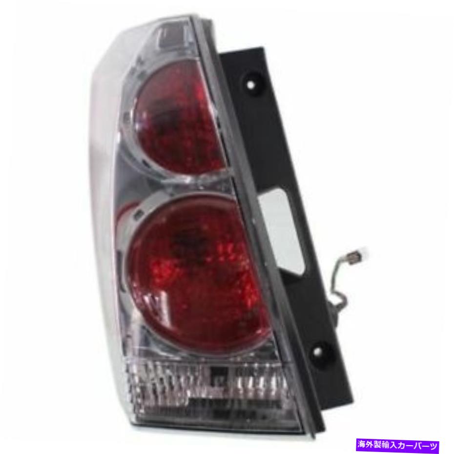 USテールライト クエスト07-09、ドライバーサイドテールライト、クリア、レンズレンズ For Quest 07-09, Driver Side Tail Light, Clear and Red Lens【並行輸入品】