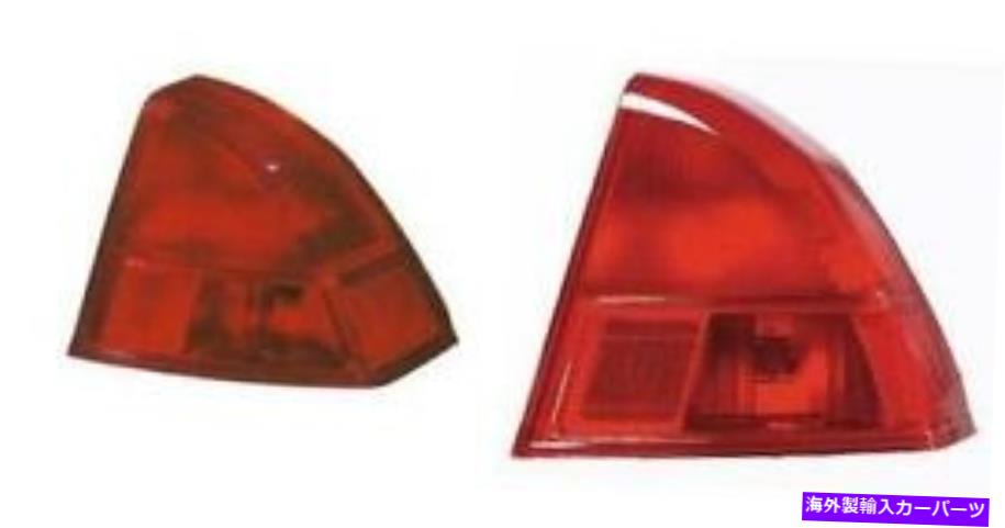 USテールライト サイド/ペアフィッツ2001 - 2002ホンダシビックリアテールライトアセンブリの交換 SIDE/PAIR fits 2001 - 2002 Honda Civic Rear Tail Light Assembly Replacement【並行輸入品】｜Us Custom Parts Shop USDM
