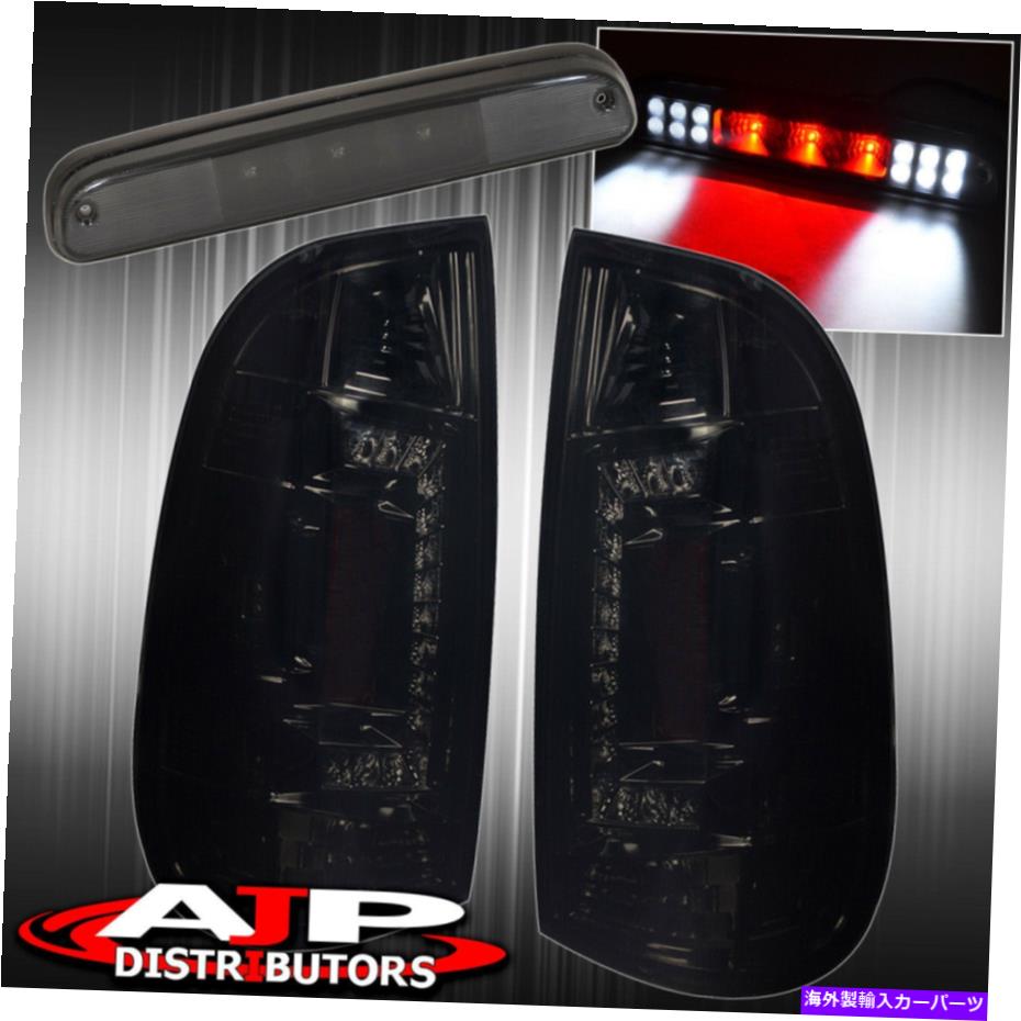 USテールライト 97-03フォードF150スーパーデューティクロームハウジングスモークレンズLEDテールランプリアブレーキ 97-03 Ford F150 Super Duty Chrome Housing Smoked Lens Led Tail Lamps Rear Brake【並行輸入品】｜Us Custom Parts Shop USDM