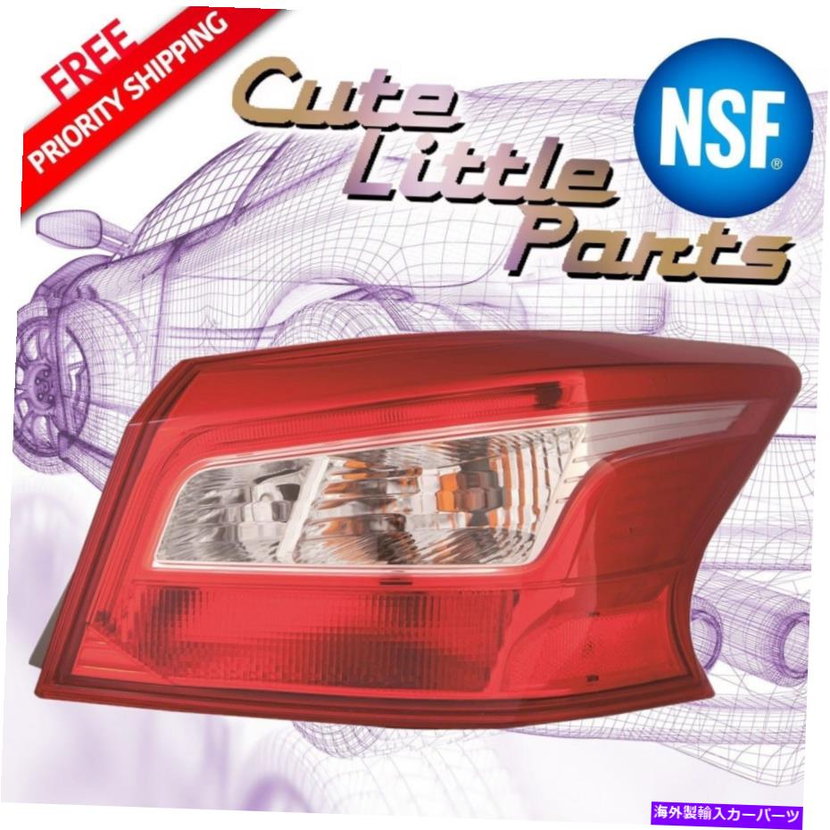 USテールライト 2016年2017年日産セントラテールライトTaillamp旅客側 For 2016 2017 Nissan Sentra Tail Light Taillamp Passenger Side【並行輸入品】｜Us Custom Parts Shop USDM