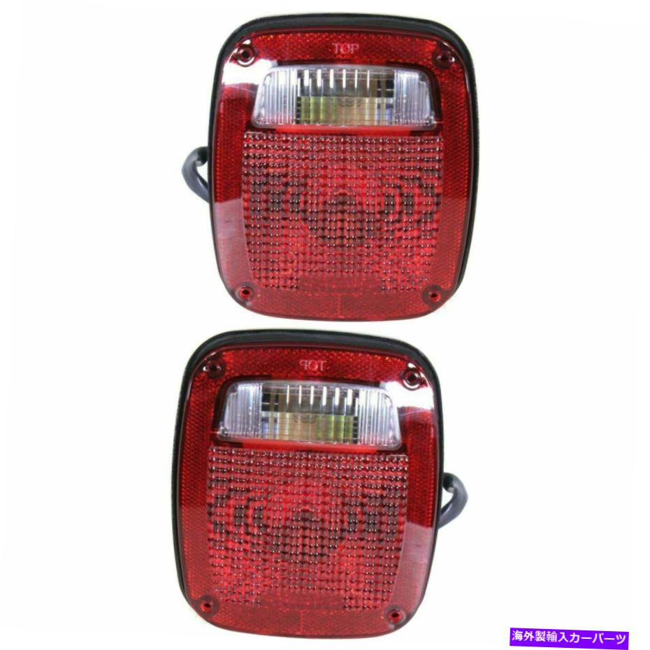USテールライト 2テールライトアセンブリのドライバと助手席側セットジープラングラーフィット Driver And Passenger Side Set Of 2 Tail Light Assembly Fits Jeep Wrangler【並行輸入品】｜Us Custom Parts Shop USDM