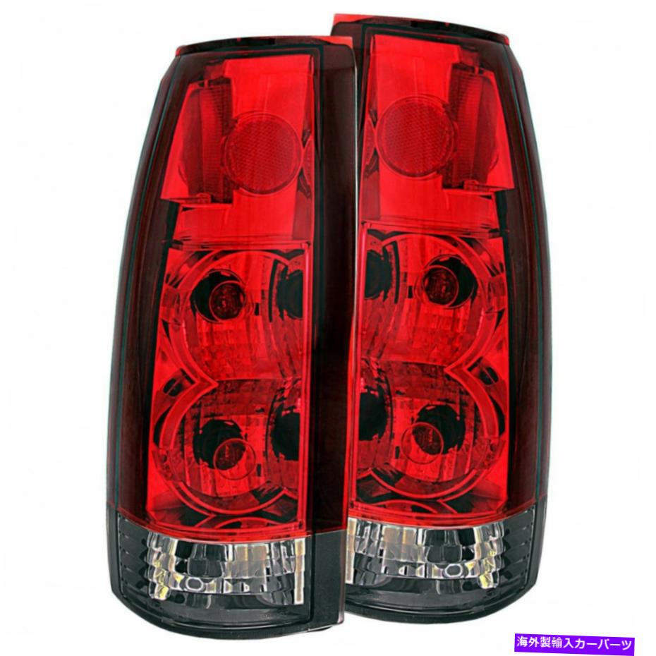 USテールライト Chevy Tahoe 1995-1999テールライト赤/煙G2のためのアンツォ ANZO For Chevy Tahoe 1995-1999 Tail Lights Red/Smoke G2【並行輸入品】