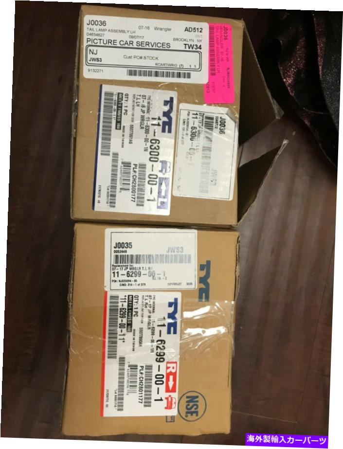 USテールライト TYCテールライトアセンブリジープラングラー左右 TYC Tail Light Assembly Jeep Wrangler Left and Right【並行輸入品】