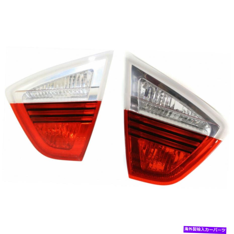 USテールライト BMW 328IテールライトINNER 2006-2008 LHおよびRH側ペアはBM2802100に代わるもの Fits BMW 328i Tail Light Inner 2006-2008 LH and RH Side Pair Replaces BM2802100【並行輸入品】