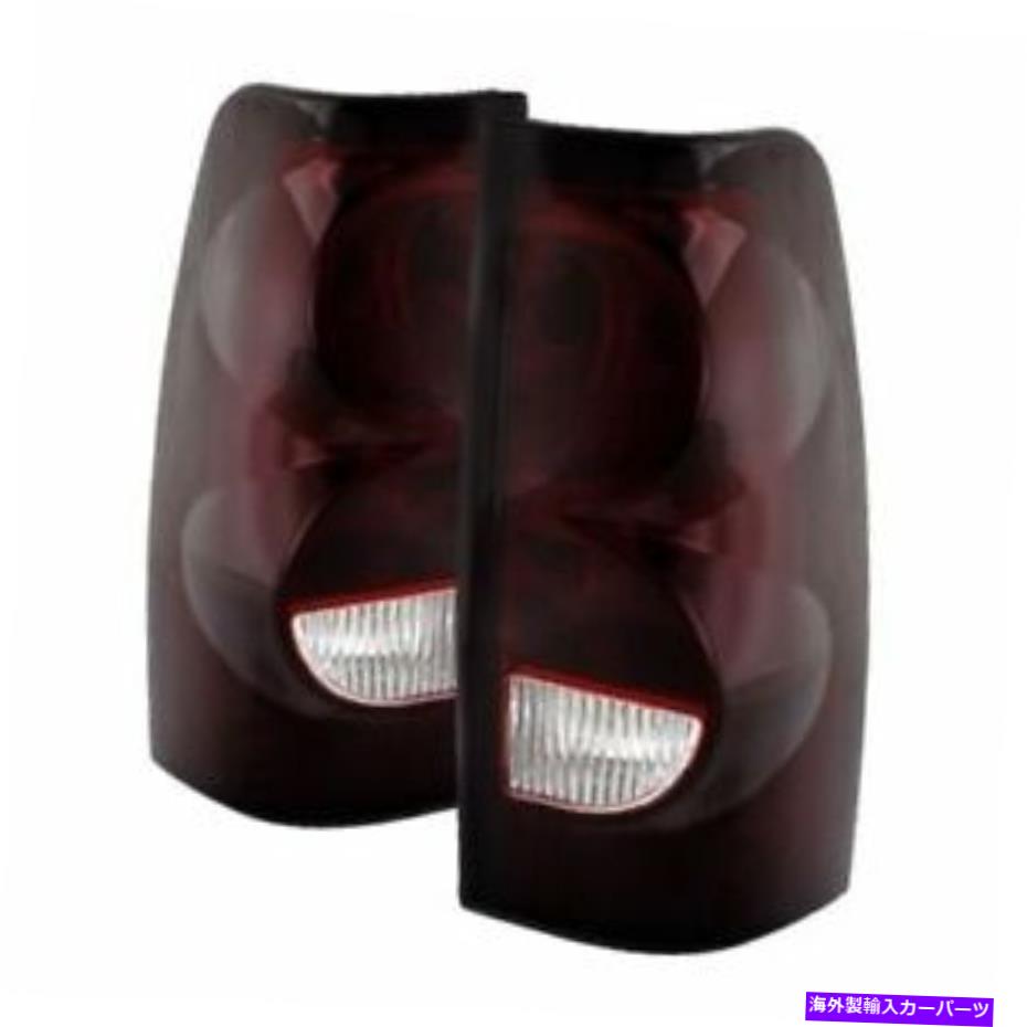 USテールライト Spyder 9026355ファクトリースタイルの赤いスモークテールライト2003 - 2006年Silverado Spyder 9026355 Factory Style Red Smoke Tail Lights for 2003-2006 Silverado【並行輸入品】