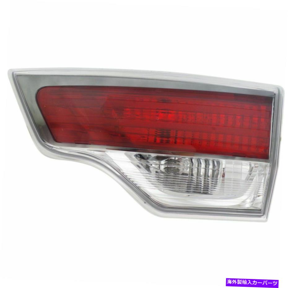 USテールライト 14-16トヨタハイランダ旅客サイドインナーリフトゲートマウント Tail Light For 14-16 Toyota Highlander Passenger Side Inner Liftgate Mounted【並行輸入品】