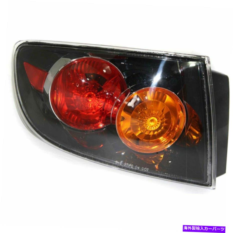 USテールライト 2004年から2006年のハロゲンテールライトMazda 3 Sedan Sport Type Left Outer W / Bulb（S） Halogen Tail Light For 2004-2006 Mazda 3 Sedan Sport Type Left Outer w/ Bulb(s)【並行輸入品】 44,214円