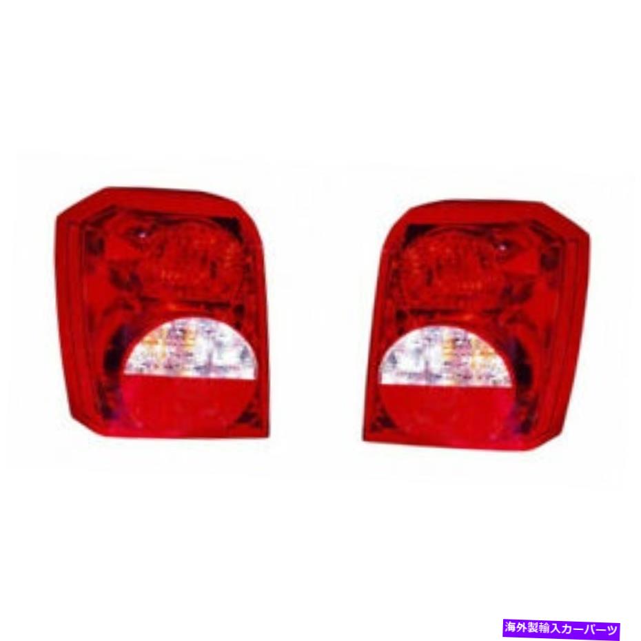 USテールライト Dodge Calibre Tail Light 2007ペアRHとLH側のLH側のw / allbe capa for ch2818109 For Dodge Caliber Tail Light 2007 Pair RH and LH Side w/Bulbs CAPA For CH2818109【並行輸入品】