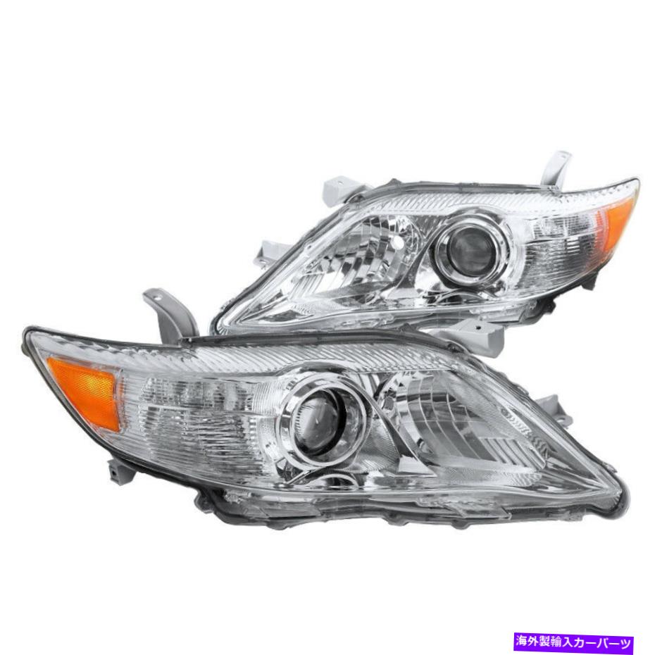 【楽天市場】USヘッドライト トヨタカムリクリスタルクリアプロジェクターヘッドライトL + R交換ヘッドランプ用 For Toyota