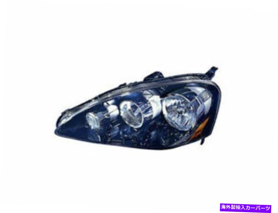 USヘッドライト 左 - 運転者側のヘッドライトアセンブリは、Acura RSX 2005-2006 69SNMTに収まる Left - Driver Side Headlight Assembly fits Acura RSX 2005-2006 69SNMT【並行輸入品】