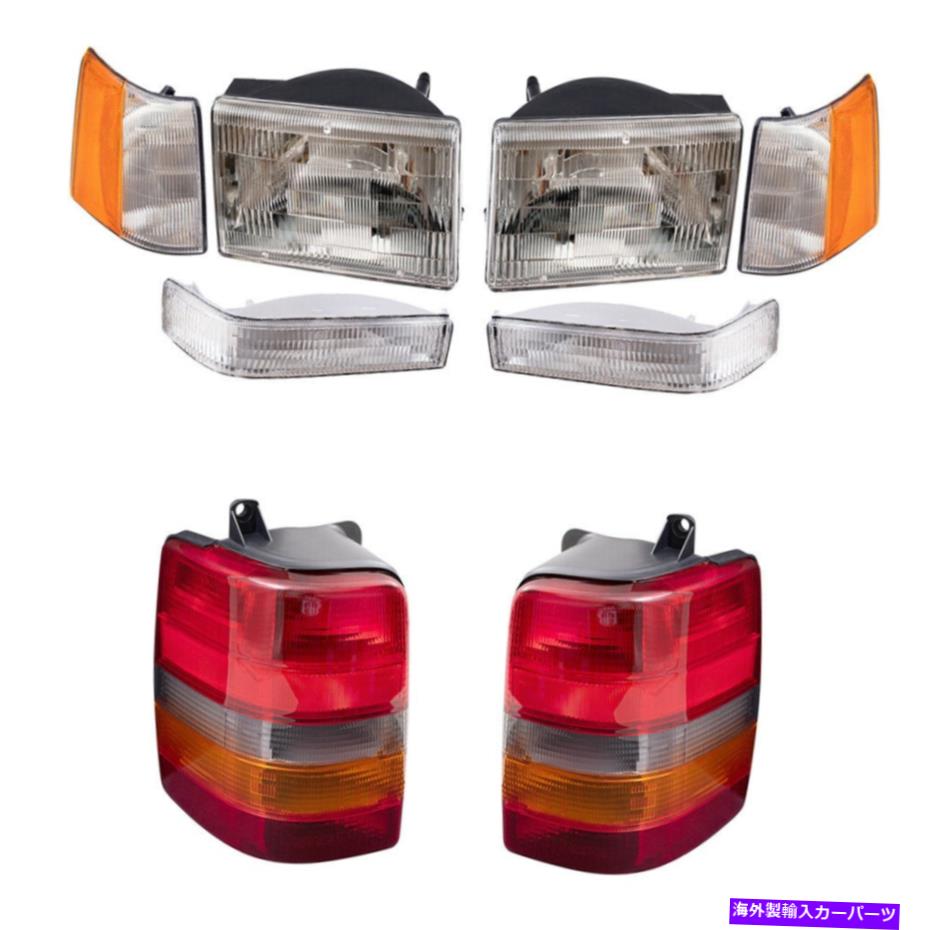 【楽天市場】USヘッドライト ヘッドライト、サイドマーカー、シグナルマーカー＆テールライトFIT 9396グランドチェロキー