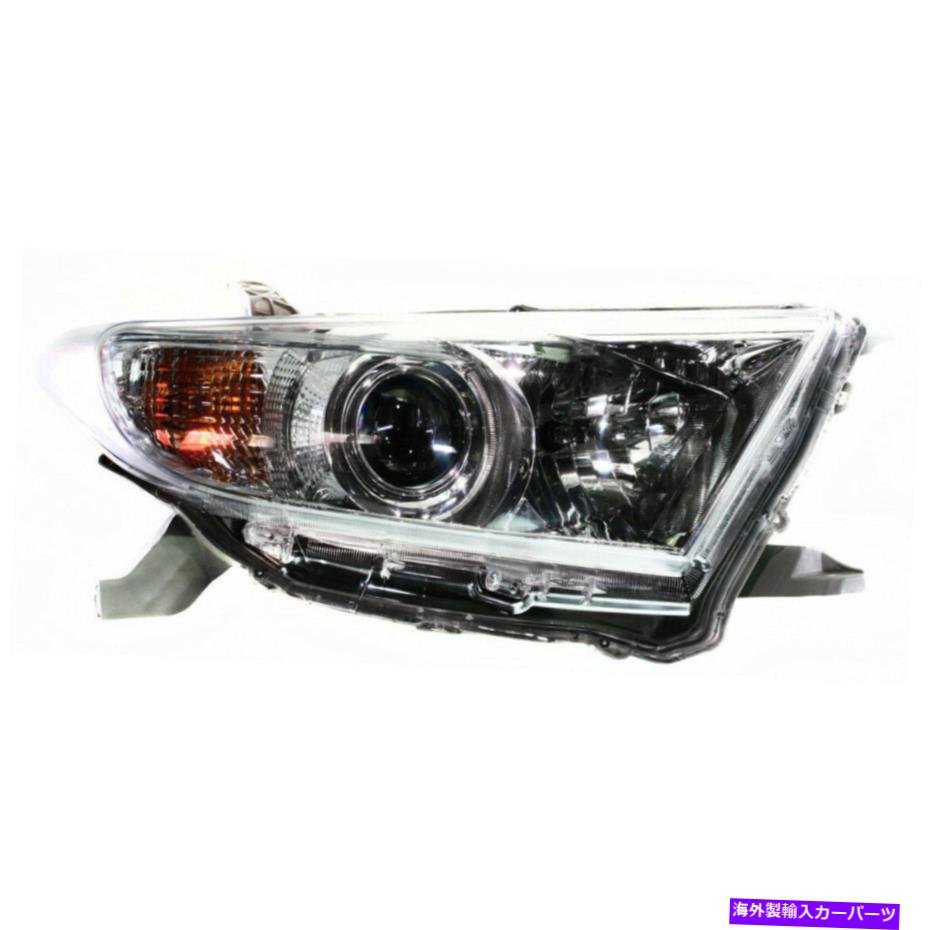 USヘッドライト トヨタハイランダーヘッドライト2010客室ハロゲンから2503202 For Toyota Highlander Headlight 2010 Passenger Side Halogen TO2503202【並行輸入品】