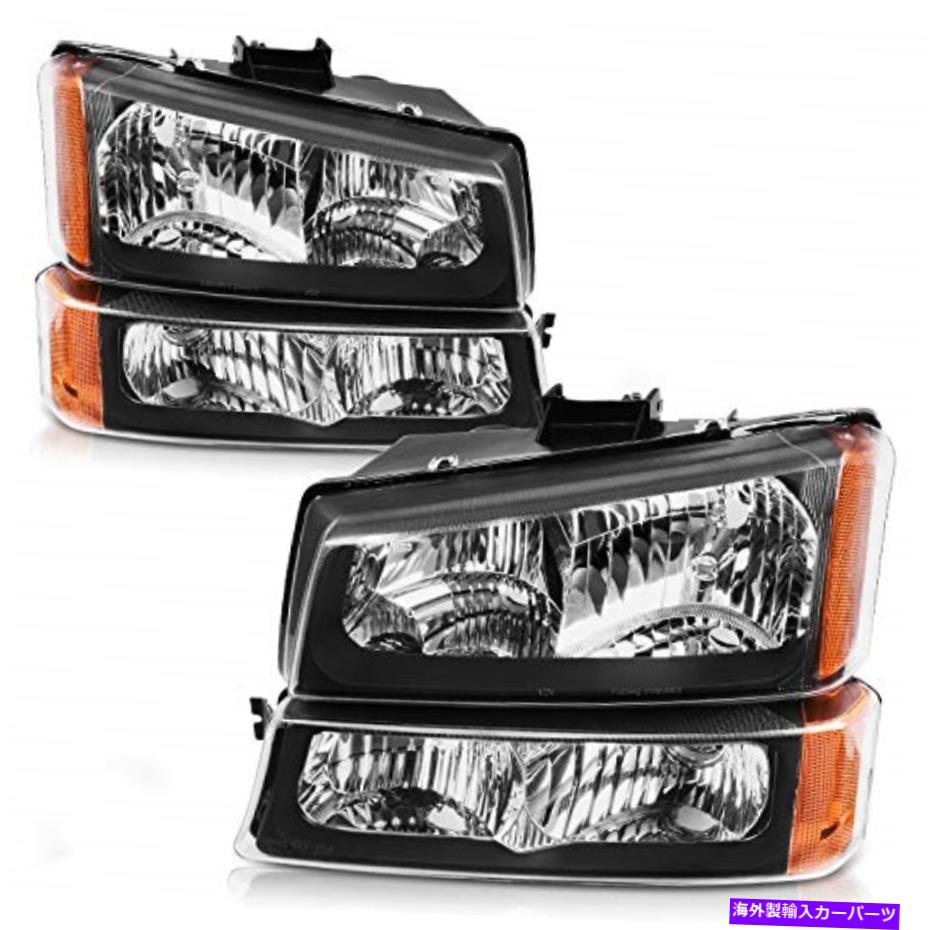 USヘッドライト AutoSaver88 Headlightアセンブリ2003 2004 2005 2006 2006 Chevy Fits AUTOSAVER88 Headlight Assembly Compatible with 2003 2004 2005 2006 Chevy Fits【並行輸入品】
