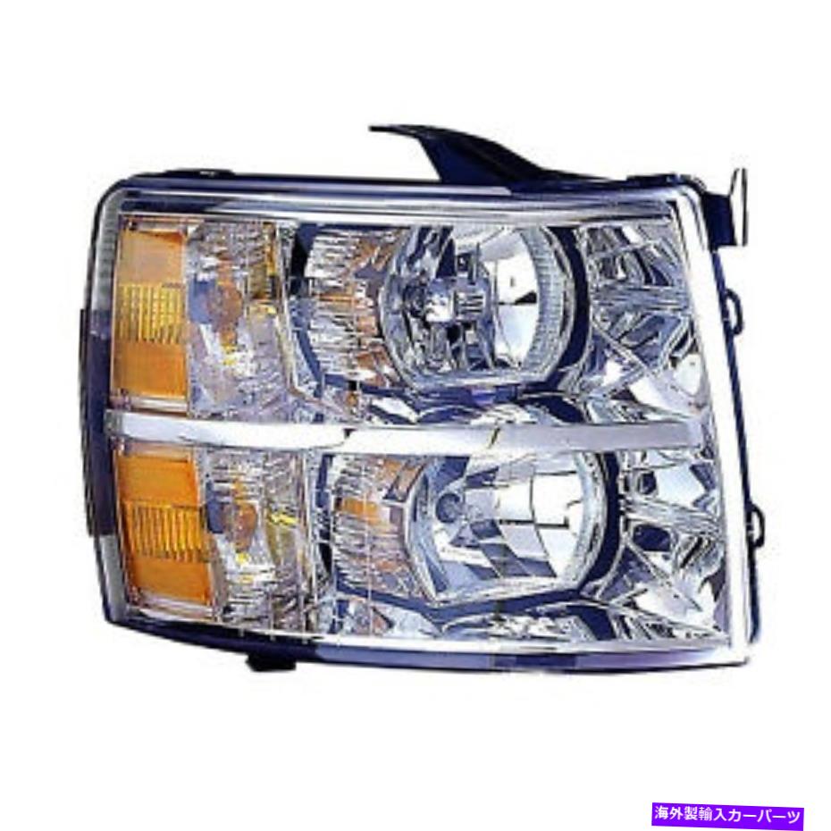 USヘッドライト シボレー（助手席側）GM2503280C用の交換用ヘッドライトアセンブリ Replacement Headlight Assembly for Chevrolet (Passenger Side) GM2503280C【並行輸入品】