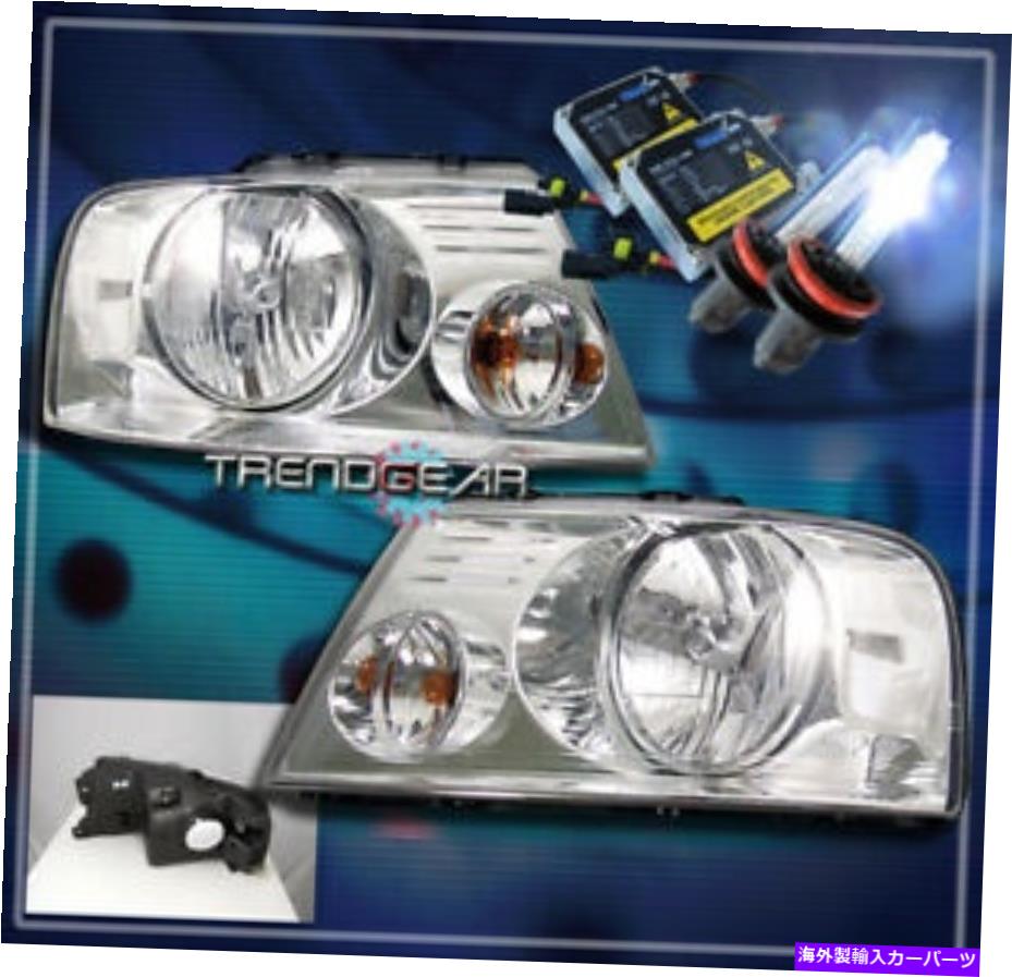 USヘッドライト 04-08フォードF-150トラッククリスタルヘッドライト+ HID 8Kランプクローム05 06 07 FX2 FX4 STX 04-08 FORD F-150 TRUCK CRYSTAL HEADLIGHT+HID 8K LAMP CHROME 05 06 07 FX2 FX4 STX【並行輸入品】 45,081円