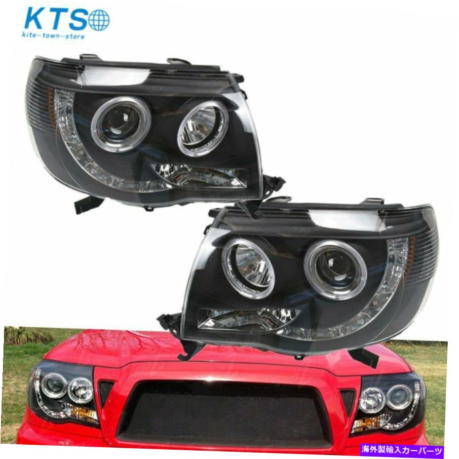 USヘッドライト Halogen LEDプロジェクターヘッドライト2005-2011トヨタタコマプレランナーXランナー Halogen LED Projector Headlights For 2005-2011 Toyota Tacoma Pre Runner X Runner【並行輸入品】 45,081円