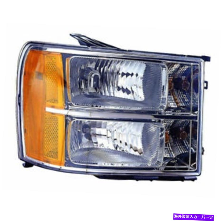 USヘッドライト GMC Sierra 1500ヘッドライトアセンブリ2007-2013 GM2503283のための助手席側 For GMC Sierra 1500 Headlight Assembly 2007-2013 Passenger Side For GM2503283【並行輸入品】